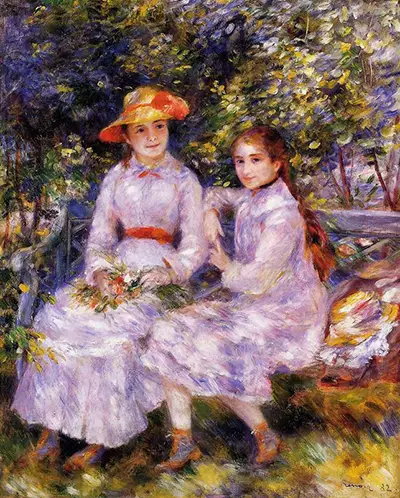 The Daughters of Paul Durand Ruel Marie Theresa and Jeanne Pierre-Auguste Renoir